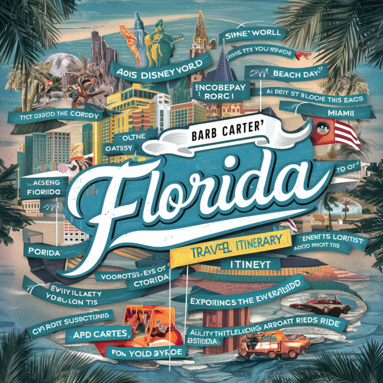 Step-by-Step Travel Itinerary for Barb Carter Florida